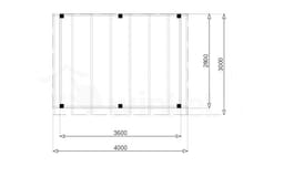 Douglas Overkapping Budget 400x300 - Outback - OBDE400300 - 400x300