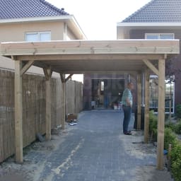 Houten Outback Geïmpregneerde Vrijstaande Carport 360x600