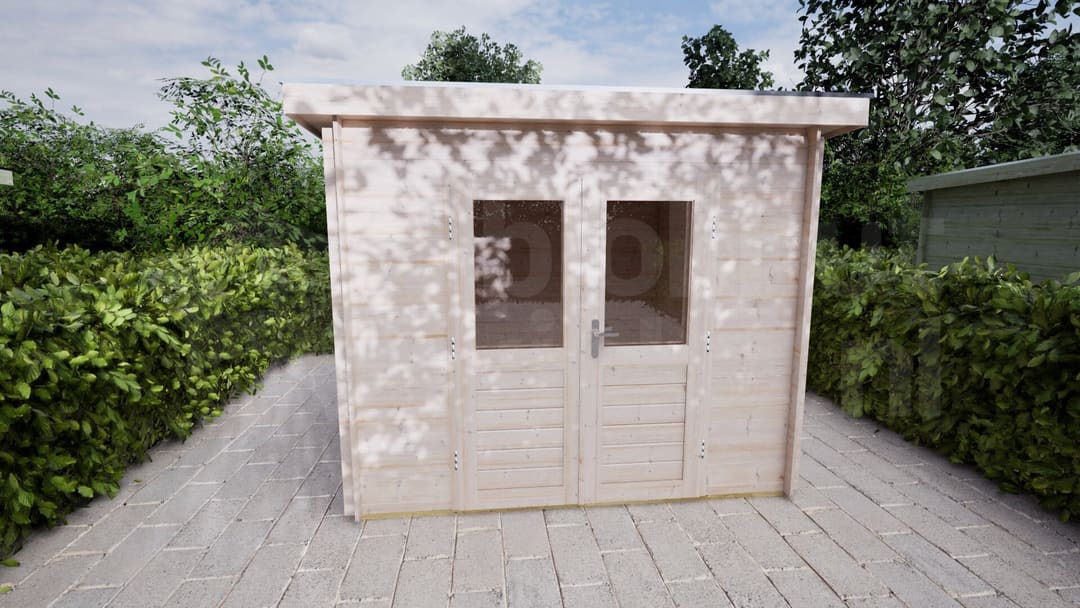 Blokhut Dahlia 250x250 | Inclusief EPDM, fundamentbalken en bezorging! - BHW Select - BL282525N0020 - 270x270