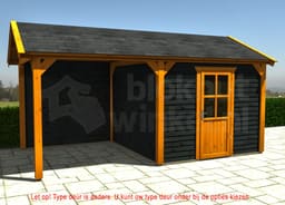 blokhut Oregon Lounge 300x550 geïmpregneerd - Luxhouse - FFORLO300550-DI - 300x550