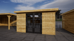 Tuinhuis met dubbele deuren