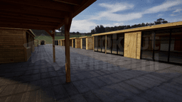 Groot maatwerk behandeld tuinhuis