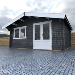 blokhut Burgos A geïmpregneerd - Interflex - 5x5-DI - 540x540