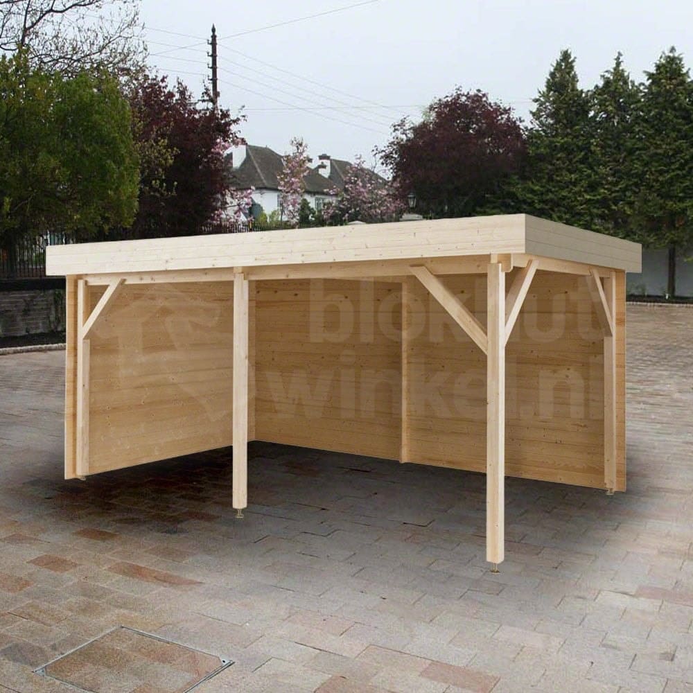 Interflex blokhut Mentrida gecoat