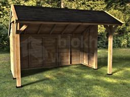 kapschuur Woodvision Kapschuur Comfort 400x250 geïmpregneerd incl. GRATIS shingles t.w.v. € 140,- - Woodvision - 44540 - 405x322