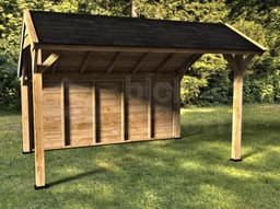 kapschuur Woodvision Kapschuur Comfort 400x250 geïmpregneerd incl. GRATIS shingles t.w.v. € 140,- - Woodvision - 44540 - 405x322