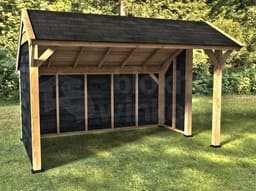kapschuur Woodvision Kapschuur Comfort 400x250 geïmpregneerd incl. GRATIS shingles t.w.v. € 140,- - Woodvision - 44540 - 405x322