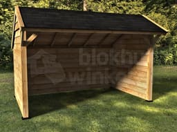 kapschuur Woodvision Kapschuur Comfort 400x250 geïmpregneerd incl. GRATIS shingles t.w.v. € 140,- - Woodvision - 44540 - 405x322