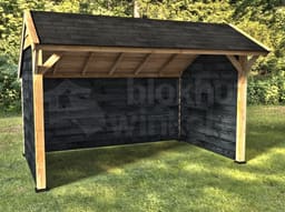 kapschuur Woodvision Kapschuur Comfort 400x250 geïmpregneerd incl. GRATIS shingles t.w.v. € 140,- - Woodvision - 44540 - 405x322