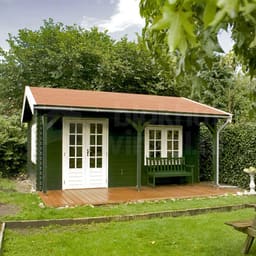Lugarde blokhut Malibu 300x400 geïmpregneerd