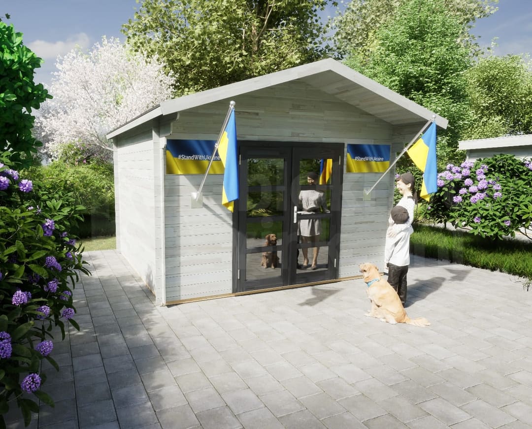 Actieblokhut Odessa geïmpregneerd
