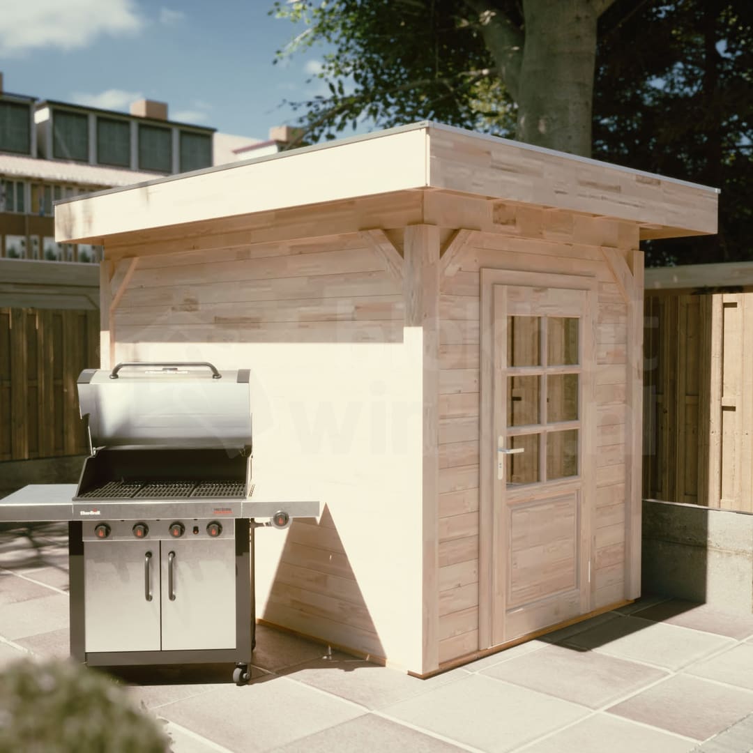 actie blokhut plat dak New Jersey 200x400 - Luxhouse - FFNJ200400 - 200x400
