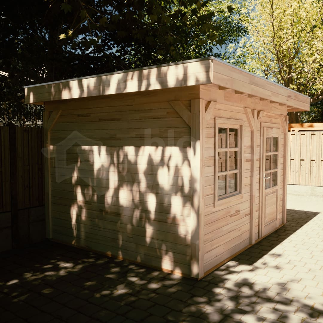 actie blokhut plat dak New Jersey 350x200 - Luxhouse - FFNJ350200 - 350x200