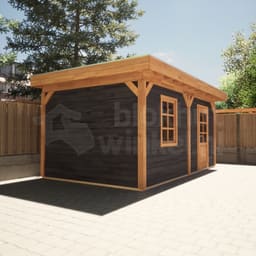 actie blokhut plat dak New Jersey 500x350 geïmpregneerd - Luxhouse - FFNJ500350-DI - 500x350