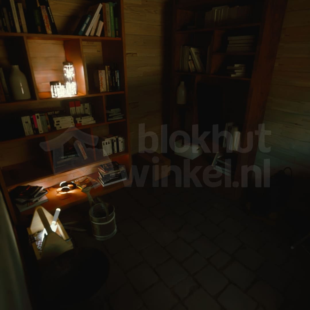 actie blokhut plat dak New Jersey Lounge 250x250 - Luxhouse - FFNJLO250250 - 250x250