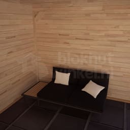 actie blokhut plat dak New Jersey Lounge 400x400 - Luxhouse - FFNJLO400400 - 400x400