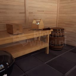 actie blokhut plat dak New Jersey Lounge 400x400 - Luxhouse - FFNJLO400400 - 400x400