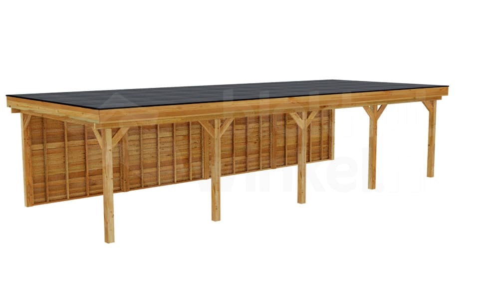 vrijstaande zelfbouw douglas veranda Outback Douglas Vrijstaande Veranda 1100x450 - Outback - ODVV1100x450 - 1100x450