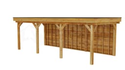 vrijstaande zelfbouw douglas veranda Outback Douglas Vrijstaande Veranda 750x350 - Outback - ODVV750x350 - 750x350
