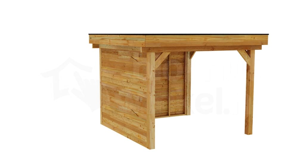 vrijstaande zelfbouw douglas veranda Outback Douglas Vrijstaande Veranda 350x350 - Outback - ODVV350x350 - 350x350