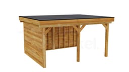 vrijstaande zelfbouw douglas veranda Outback Douglas Vrijstaande Veranda 500x400 - Outback - ODVV500x400 - 500x400