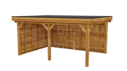 vrijstaande zelfbouw douglas veranda Outback Douglas Vrijstaande Veranda 550x400 - Outback - ODVV550x400 - 550x400