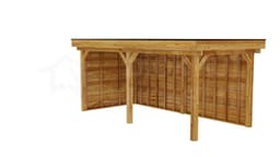 vrijstaande zelfbouw douglas veranda Outback Douglas Vrijstaande Veranda 600x300 - Outback - ODVV600x300 - 600x300