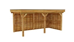 vrijstaande zelfbouw douglas veranda Outback Douglas Vrijstaande Veranda 600x300 - Outback - ODVV600x300 - 600x300