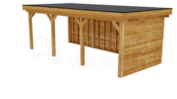 vrijstaande zelfbouw douglas veranda Outback Douglas Vrijstaande Veranda 750x350 - Outback - ODVV750x350 - 750x350