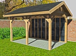 douglas veranda met zadeldak Outback Douglas Veranda Zadeldak 2000x500 - Outback - ODVZ2000x500 - 2000x500