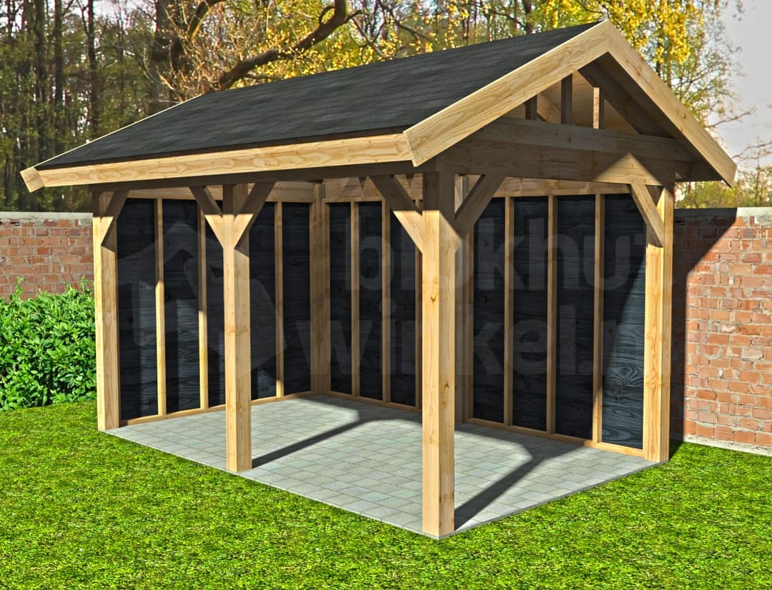 douglas veranda met zadeldak Outback Douglas Veranda Zadeldak 2000x500 - Outback - ODVZ2000x500 - 2000x500
