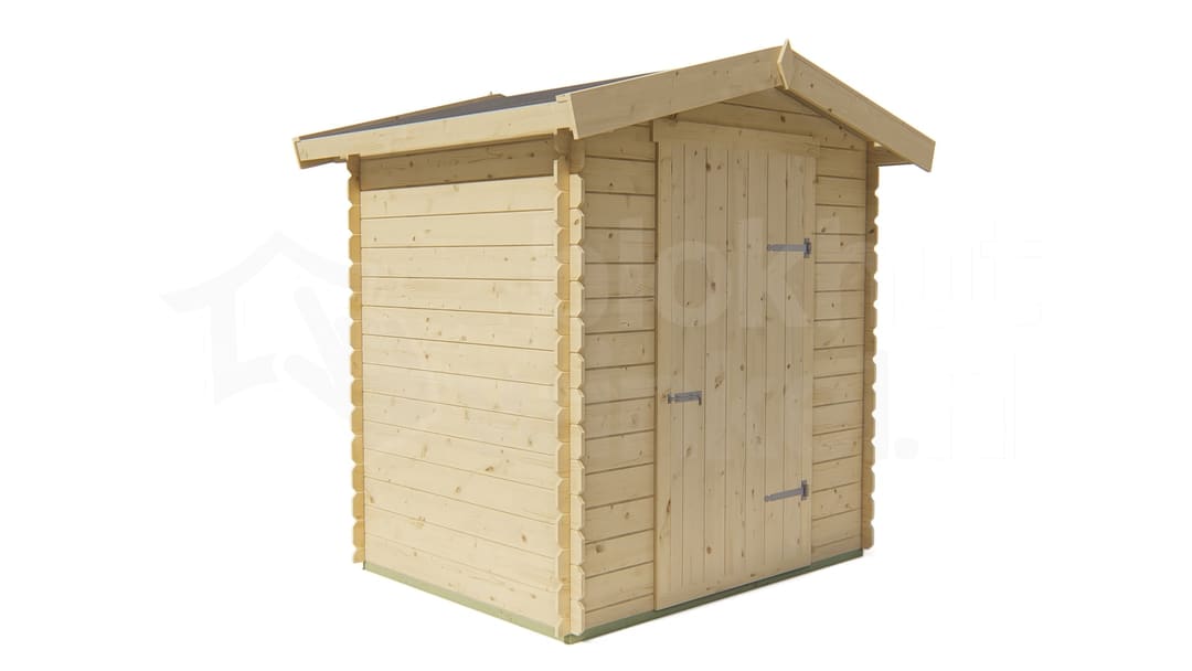 tuinhuis Blokhut Irina geïmpregneerd | Inclusief fundamentbalken, shingles, startset, ramen en deuren en bezorging! - Tuindeco - 40.0165-DI - 200x155