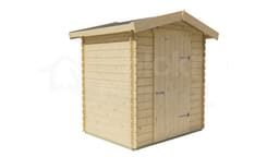 tuinhuis Blokhut Irina geïmpregneerd | Inclusief fundamentbalken, shingles, startset, ramen en deuren en bezorging! - Tuindeco - 40.0165-DI - 200x155