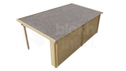 blokhut Blokhut Chappo | Inclusief fundamentbalken, easyroofing, startset en bezorging! - Tuindeco - 40.0194 - 300x300