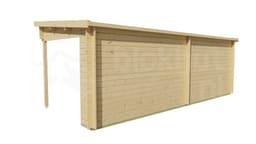 blokhut Blokhut Freddy | Inclusief fundamentbalken, easyroofing, startset en bezorging! - Tuindeco - 40.0195 - 300x250
