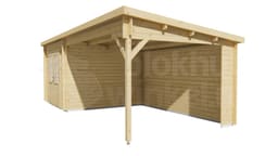 tuindeco actieblokhut Blokhut Charlotta | Inclusief fundamentbalken, easyroofing, startset en bezorging! - Tuindeco - 40.0198 - 300x300