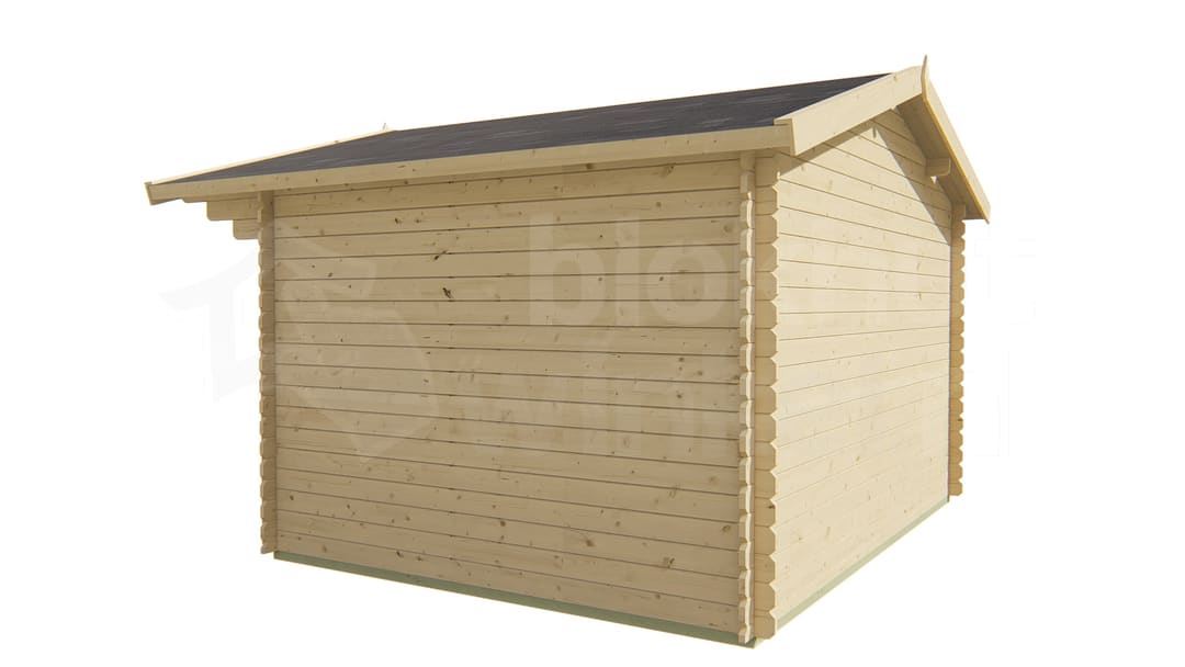 tuinhuis Blokhut Ingmar | Inclusief fundamentbalken, shingles, startset en bezorging! - Tuindeco - 40.0600 - 380x300