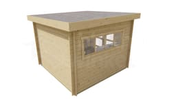 blokhut Blokhut Bodine geïmpregneerd | Inclusief fundamentbalken, easyroofing, startset en bezorging! - Tuindeco - 40.0745-DI - 298x298