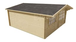 blokhut Blokhut Hendrick geïmpregneerd | Inclusief fundamentbalken, shingles, startset en bezorging! - Tuindeco - 40.0787-DI - 500x500