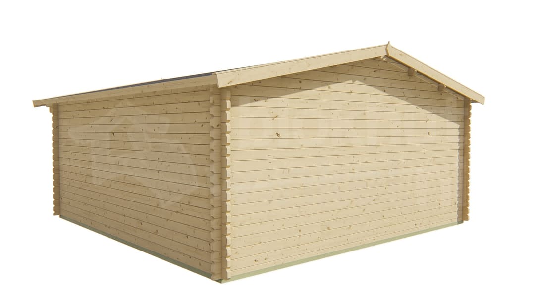 blokhut Blokhut Hendrick geïmpregneerd | Inclusief fundamentbalken, shingles, startset en bezorging! - Tuindeco - 40.0787-DI - 500x500