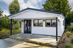 blokhut Blokhut Rune geïmpregneerd | Inclusief fundamentbalken, shingles, startset en bezorging! - Tuindeco - 40.0865-DI - 595x595