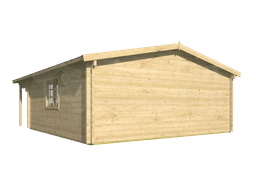 blokhut Blokhut Rune geïmpregneerd | Inclusief fundamentbalken, shingles, startset en bezorging! - Tuindeco - 40.0865-DI - 595x595