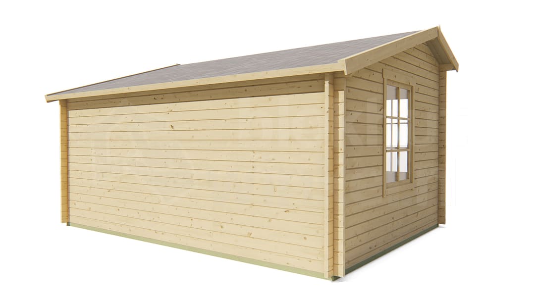 tuindeco actieblokhut Blokhut Tane geïmpregneerd | Inclusief fundamentbalken, shingles, startset en bezorging! - Tuindeco - 40.0899-DI - 480x350