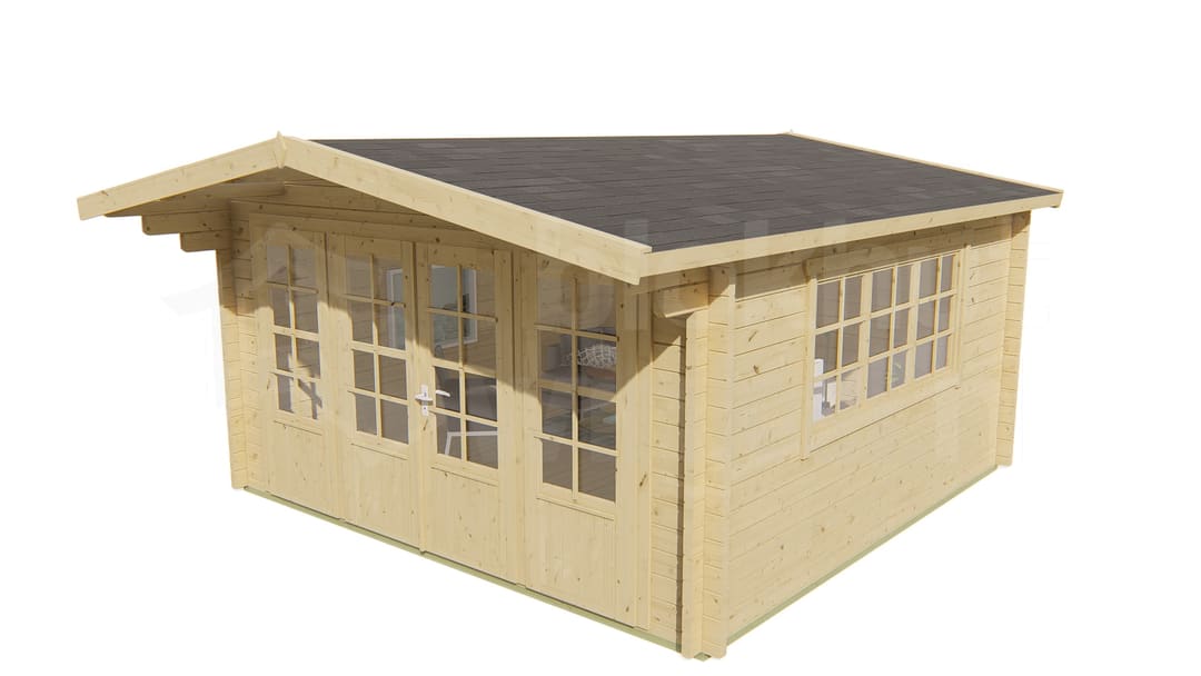 blokhut Blokhut Derby | Inclusief fundamentbalken, shingles, startset en bezorging! - Tuindeco - 40.7004 - 440x440