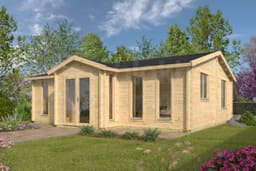 blokhut Blokhut Mullingar Geïmpregneerd | Inclusief fundamentbalken, shingles, startset en bezorging! - Tuindeco - 40.7310-DI - 850x790