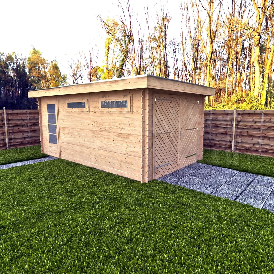 actie garage Garage Lincoln 350x500 geïmpregneerd - ProWood - PWLI350500-DI - 370x520