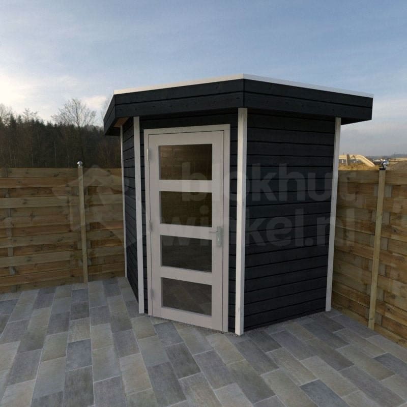Woodford houtskeletbouw tuinhuis Bennington Comfort Corner 150x150