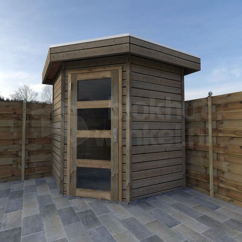 Woodford houtskeletbouw tuinhuis Bennington Comfort Corner 150x250