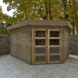 Woodford houtskeletbouw tuinhuis Bennington Comfort Corner 300x250