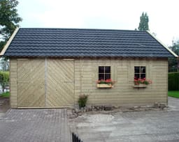 Woodford houtskeletbouw garage Berkeley 500x700